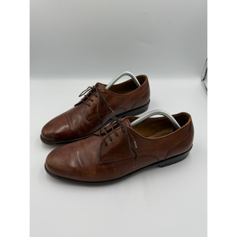 Vintage Bragano Cole Haan Derby Oxford Dress Shoe Men's 9.5D Brown Leather Lace